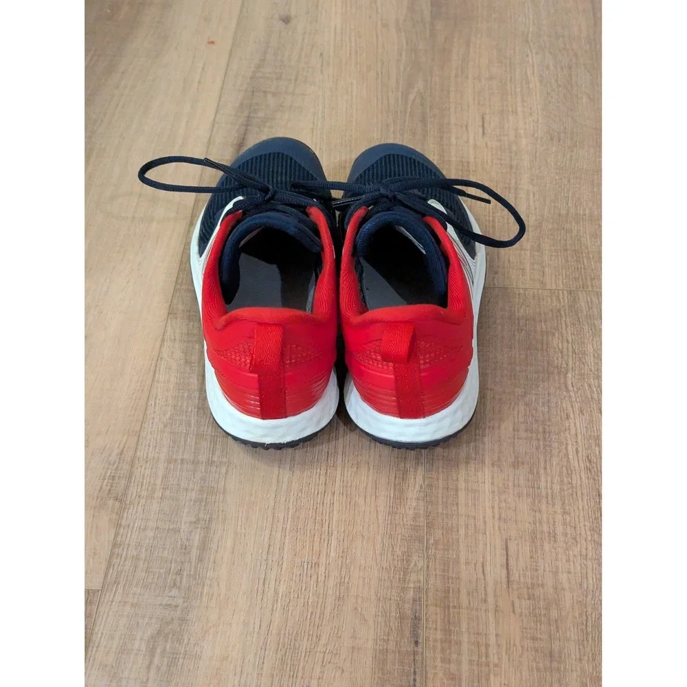 New Balance STVELOU3 Womens 9 Mens 7.5 Navy Red Turf Training Shoes Sneakers